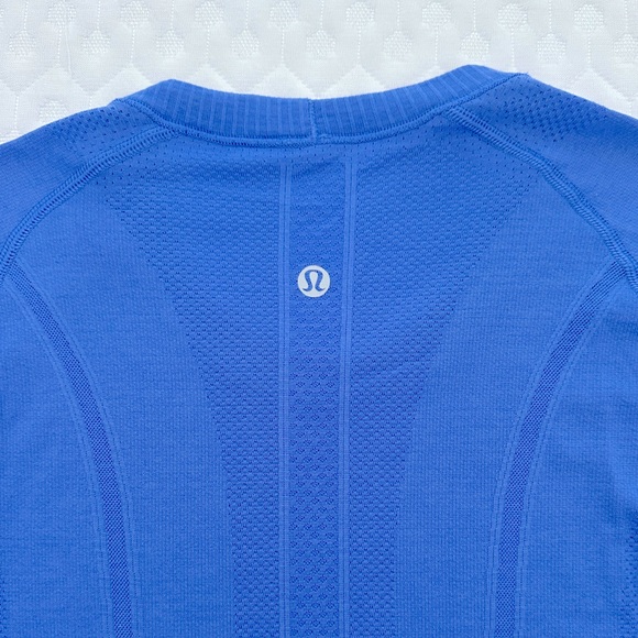 Lululemon Blue Long Sleeve Swiftly Tech Shirt Hip Length Women’s Size 4 - Picture 5 of 5